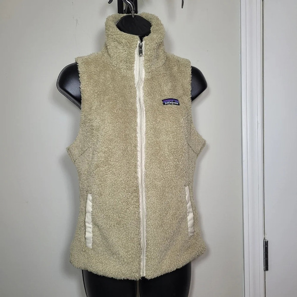 Patagonia Jackets & Blazers - Patagonia Los Gatos Beige Full Zip Vest sz S